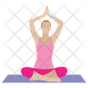Buddha Style Yoga Aerobics Stretch Muscle Icon