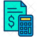 Financial Planning Calculator Finance Icon