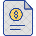 Budget File Budget Document Icon