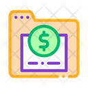 Financial Electronic Computer Icon