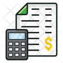 Budget List Business Budget Business Accounting Icon