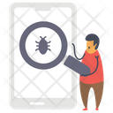 Bug Scanning Icon