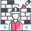 Builder Construction Bricks Icon