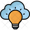 Bulb Campaign Cloud Creative Icon
