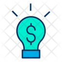 Bulb Dollar Icon