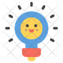 Bulb Smiley  Icon