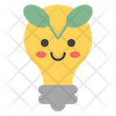 Bulb Smiley  Icon