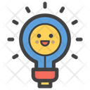Bulb Smiley  Icon