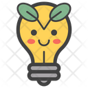 Bulb Smiley  Icon