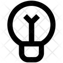 Buld Light Electric Icon