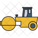 Bulldozer Construction Machine Isometric Construction Icon