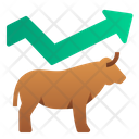 Bullish Uptrend Animal Icon