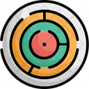 Bullseye Challenge Dartboard Icon