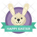 Bunny Badge Icon