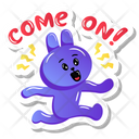 Bunny Sticker Icon