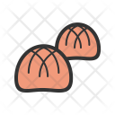 Small Baked Buns Icon