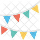 Buntings Pennants Party Icon
