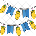 Buntings Pennants Party Flags Icon