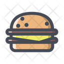 Burger Cheese Fastfood Icon