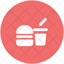 Burger And Drink Icon