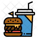 Burger And Drink  Icon