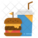 Burger Menu Drink Icon