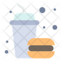 Burger And Drink Hamburger Burger Icon