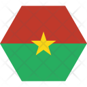 Burkina Faso Country Icon