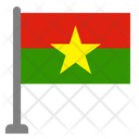 Flag Country Burkina Icon