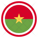 Burkina Faso Country National Icon