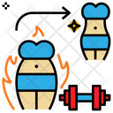 Burn Exercise Fitness Icon
