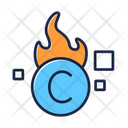 Burn Cryptocurrency Icon