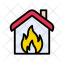 House Burn Building Icon