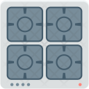 Burner Oven Cooking Icon