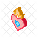 Heart Flame Fire Icon