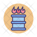Burning Barrel Icon
