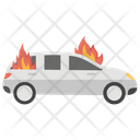Burning Car Icon