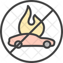 Burning Car Icon