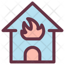 Burning Home Icon