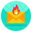Burning Mail Icon