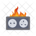 Burning Socket Fire Socket Socket Icon
