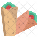 Burrito Taco Fast Food Icon