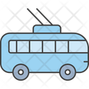 Transport Trolleybus Car Icon