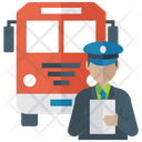 Bus Driver Bus Engineer Conductor Icon