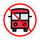 Bus Transport Notallowed Icon