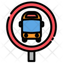 Bus Sign Sign Bus Icon