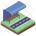 Bus Stop Bus Stand Shelter Icon