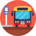 Public Transport Bus Logistics Icon