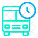 Bus Clock School Time Icon
