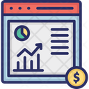 Business Analysis Data Analytics Financial Analytics Icon